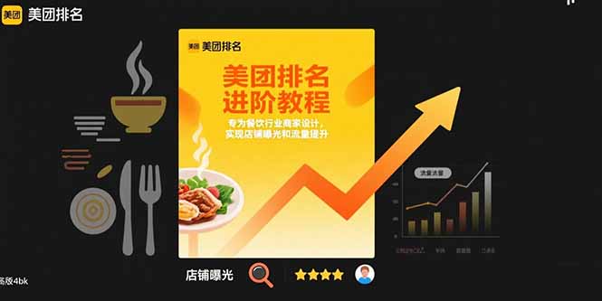 [支持免费下载]美团排名进阶教程：餐饮商家流量提升实战指南