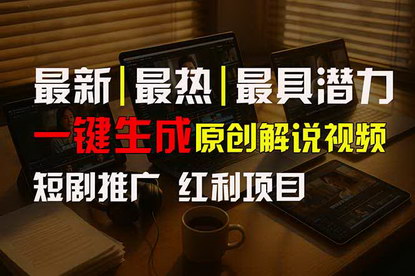 [支持免费下载]AI助力短剧推广：一键生成原创解说视频，实现销售额翻倍