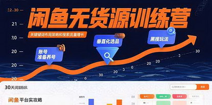[支持免费下载]闲鱼无货源电商实战指南：30天从0到盈利的完整运营体系