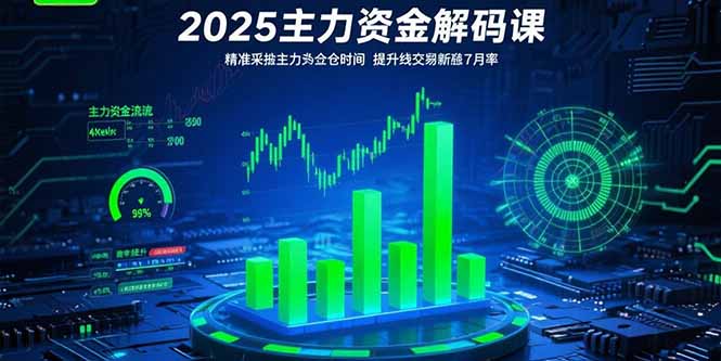 [支持免费下载]2025主力资金解码课：精准捕捉主力建仓，提升短线交易胜率