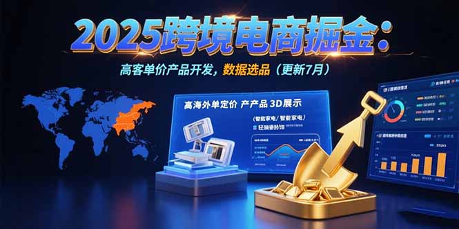 [支持免费下载]2025跨境电商掘金指南：精准定位蓝海，开发高客单价产品