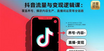 [支持免费下载]抖音流量与变现逻辑课：短视频+直播+私域全链路实战指南