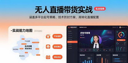 [支持免费下载]无人直播带货实战秘籍：7天掌握高转化防封技术，单场破万