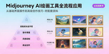 [支持免费下载]精通MidjourneyAI绘画：从界面操作到高级创作的全面指南