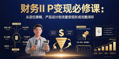 [支持免费下载]财务IP变现全攻略：从定位到流量变现，打造个人品牌闭环