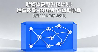 [支持免费下载]2025年新媒体高薪升核计划：运营逻辑-内容创作-数据驱动，提升200%的职场突破