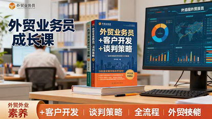 [支持免费下载]外贸业务员成长课：职业素养+客户开发+谈判策略，掌握全流程外贸技能