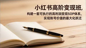 [支持免费下载]解锁小红书高阶变现秘籍，打造高效SOP体系，实现账号价值飞跃