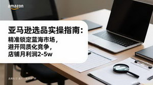 [支持免费下载]亚马逊选品全攻略：从0到1精准定位蓝海市场，轻松实现月利润2-5W