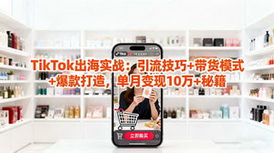 [支持免费下载]「TikTok出海实战」秘籍，解锁单月变现10万+密码