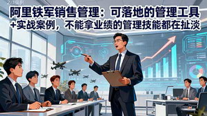 [支持免费下载]阿里铁军销售管理秘籍：实战案例+落地工具，打造高绩效团队