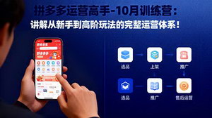 [支持免费下载]拼多多运营高手-10月训练营：从新手到高阶，掌握完整运营体系