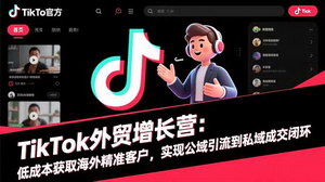 [支持免费下载]破解外贸获客困局：《TikTok外贸操盘手》低成本打造私域成交闭环