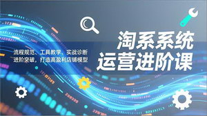[支持免费下载]双能进阶：淘系运营进阶课2.0+AI小红书变现，打造高盈利店铺+副业增收