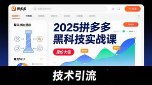 [支持免费下载]2025拼多多黑科技实战课：解锁擎天柱玩法，单店日销轻松破千单