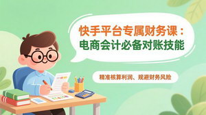 [支持免费下载]快手电商财务实战课：精准对账核算，规避风险守住利润