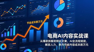 [支持免费下载]电商AI内容实战课：AI赋能电商内容，降本增效月省数万