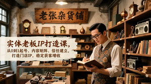 [支持免费下载]《实体老板IP打造课：构建门店专属IP，稳抓客源提升收益》