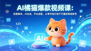 [支持免费下载]《AI橘猫爆款视频课：打造千万播放萌宠账号的秘籍》