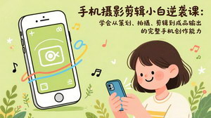 [支持免费下载]手机摄影剪辑小白逆袭课：从策划到成品，手把手解锁手机创作全技能