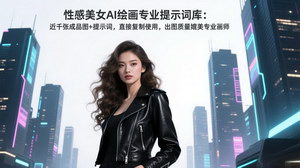 [支持免费下载]性感美女AI绘画专业提示词库：近千张成品+可复制提示词，出图媲美专业画师