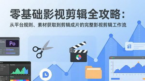 [支持免费下载]零基础影视剪辑全攻略：从平台规则到剪辑成片，解锁完整工作流+变现可能