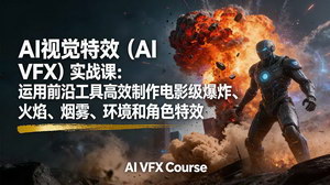 [支持免费下载]AI视觉特效（AI VFX）实战课：好莱坞导师亲授，用前沿工具高效打造电影级特效