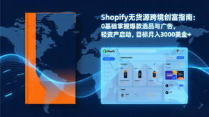 [支持免费下载]Shopify爆款打法实战：选品+广告全链路，复制爆款模型，独立站月销破万刀