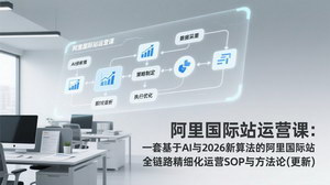 [支持免费下载]2026更新｜阿里国际站运营课：AI+新算法，全链路精细化运营SOP，冲刺Top商家
