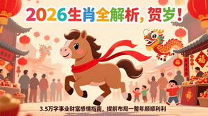 [支持免费下载]贺岁首发！2026生肖全解析（3.5万字完整版）：事业财富感情指南，提前布局全年顺遂