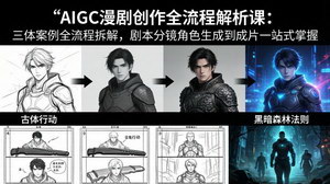 [支持免费下载]AIGC漫剧创作全流程解析课三体案例拆解从剧本分镜到成片一站式掌握