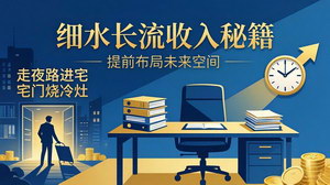 [支持免费下载]细水长流收入秘籍走夜路进宅门烧冷灶提前布局解锁未来盈利空间