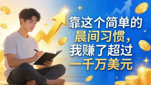 [支持免费下载]靠两小时晨间系统，我靠写作赚超千万美元普通人可复制的晨间赚钱习惯