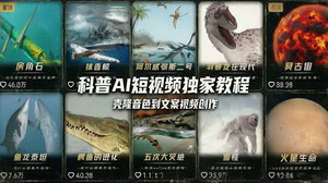 [支持免费下载]造物主AI科普短视频教程 零基础手把手教学音色调教批量做爆款视频
