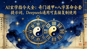 [支持免费下载]AI玄学全套提示词大全 奇门遁甲八字命理通用指令直接复制套用
